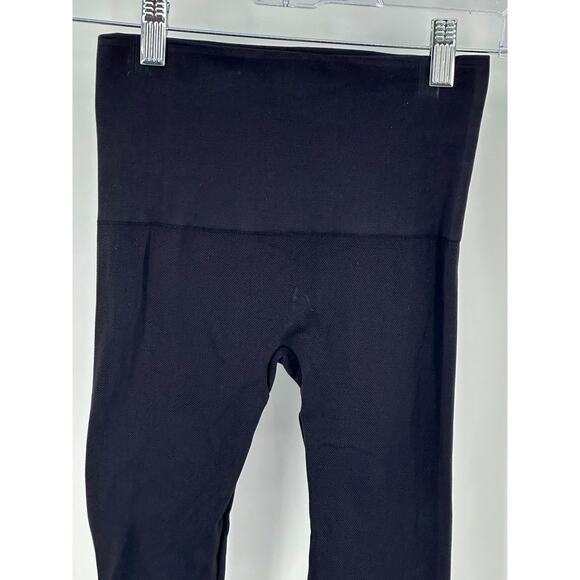 SPANX Women’s Perfect Fit Leggings Small Black High Rise Ankle Zip Embellished - Picture 5 of 9